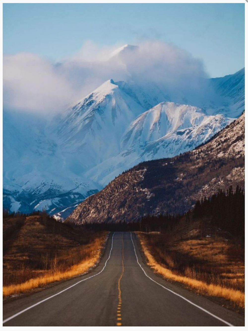 МОЗАИКА алмазная с подрамн. 30*40 см Дорога в горы (арт. АЛМ-0059)