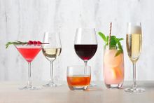 Набор из 6-ти стеклянных бокалов для вина MW827-AS0004, 425 мл, прозрачный
