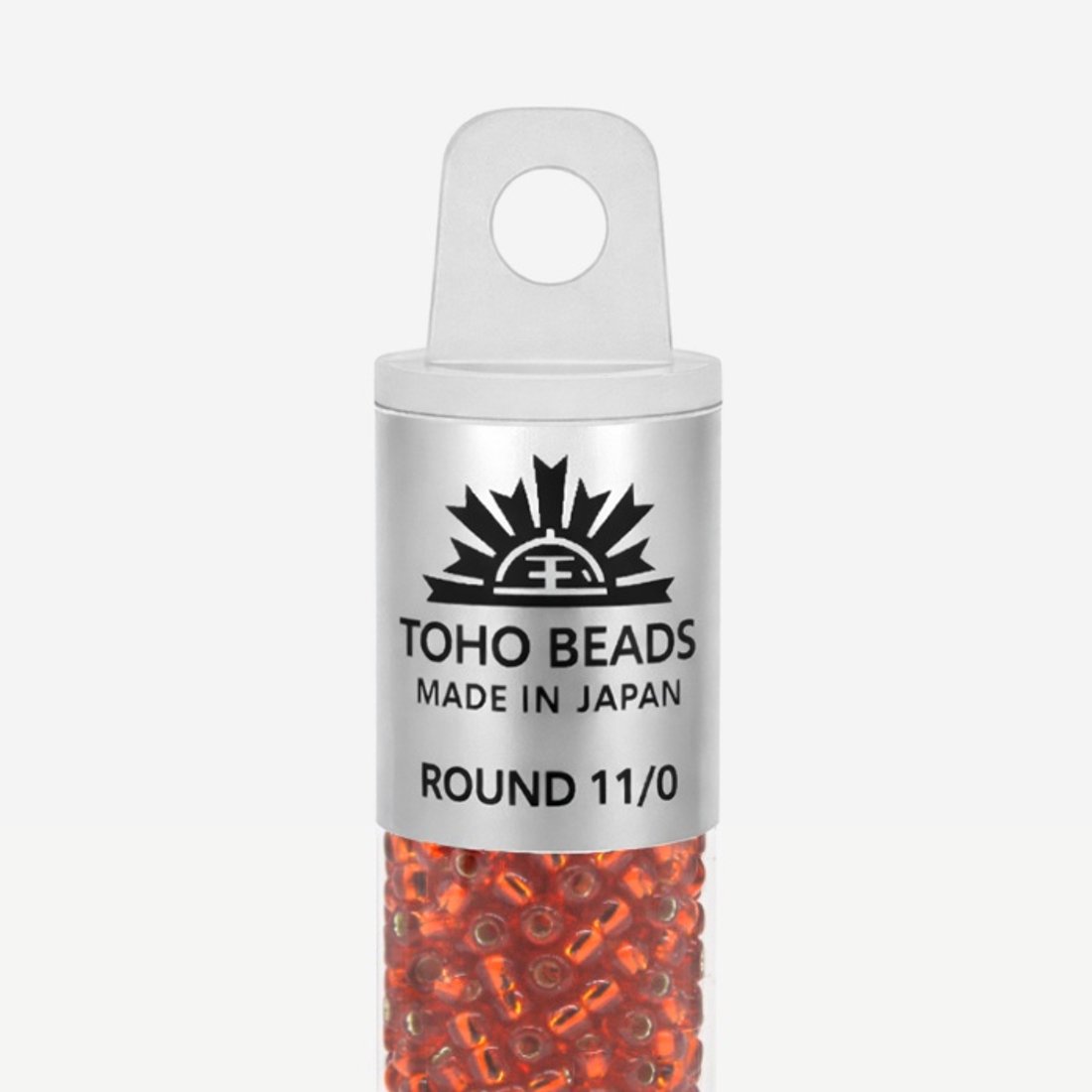 Японский бисер TOHO Round 11/0 (№25B), с внутренним серебрением, прозрачный