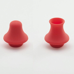 Дополнительные насадки QuietCore для пульсатора Revel Body - 2 шт. (Цвет: красный)