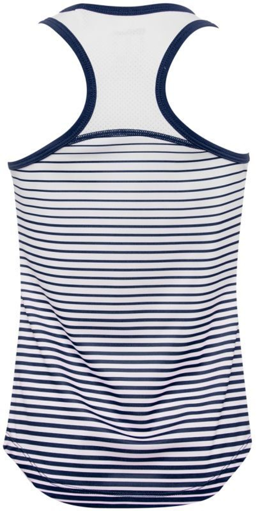 Футболка для девочки теннисная Wilson G Team Striped Tank - blue depths/white