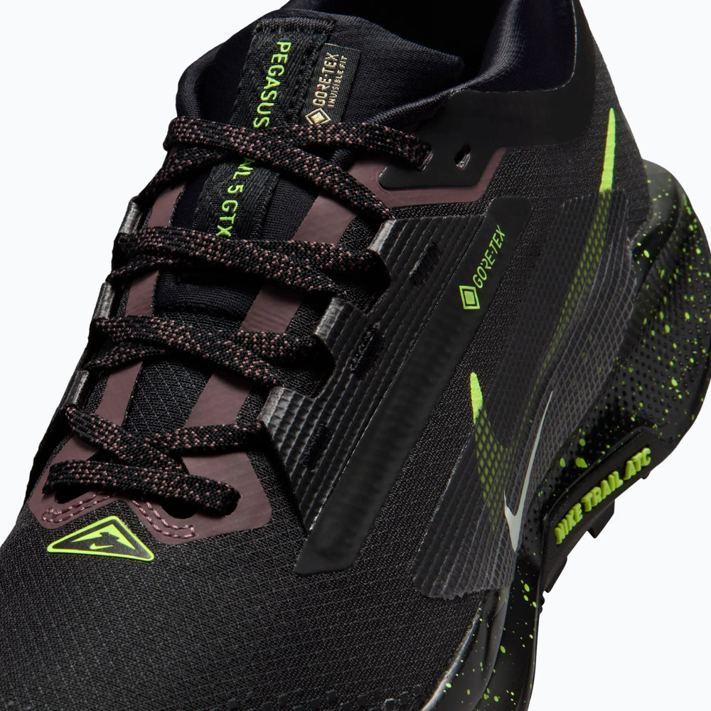 Женские Кроссовки для бега Nike Pegasus Trail 5 GTX black/phantom/tattoo/volt ice