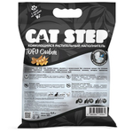 Наполнитель растительный комкующийся CAT STEP Tofu Carbon, 12л