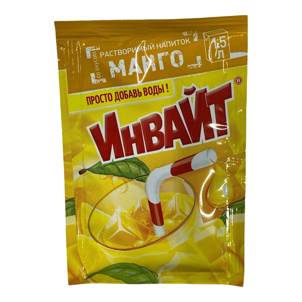 Растворимый напиток ИНВАЙТ Манго 12г*24шт*6 блоков