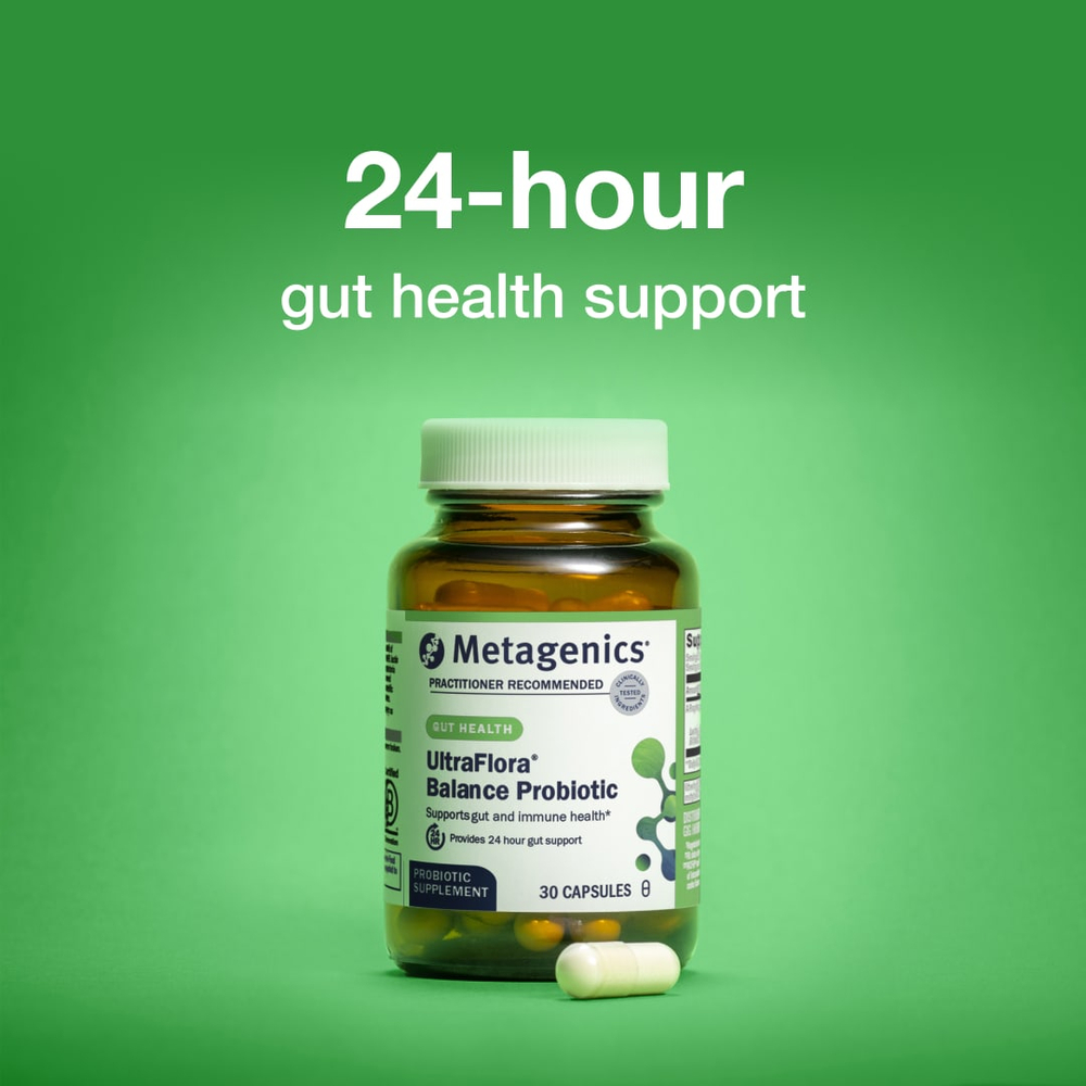 Metagenics, UltraFlora® Balance Probiotic, 55 мг (15 млрд КОЕ), 30 капсул