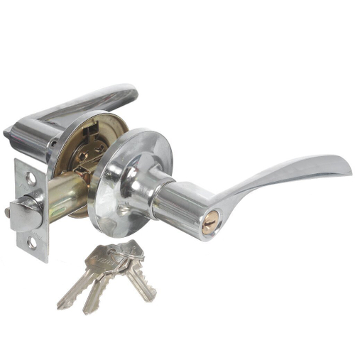 Ручка-защелка Аверс 8023-01 хром кл-фиксатор