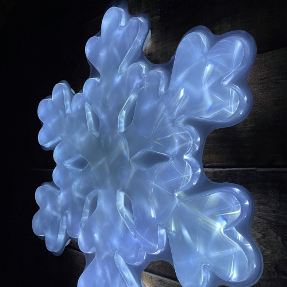 ENIOF-05 ЭРА Фигура LED Снежинка, 220V, IP44
