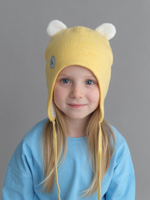Шапка весенняя/осенняя вязаная ЛОРА (Груша)