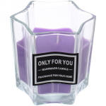 Свеча «Little Star» 7*7,5см в подсвечнике, в подарочной коробке, цвет фиолетовый LBB