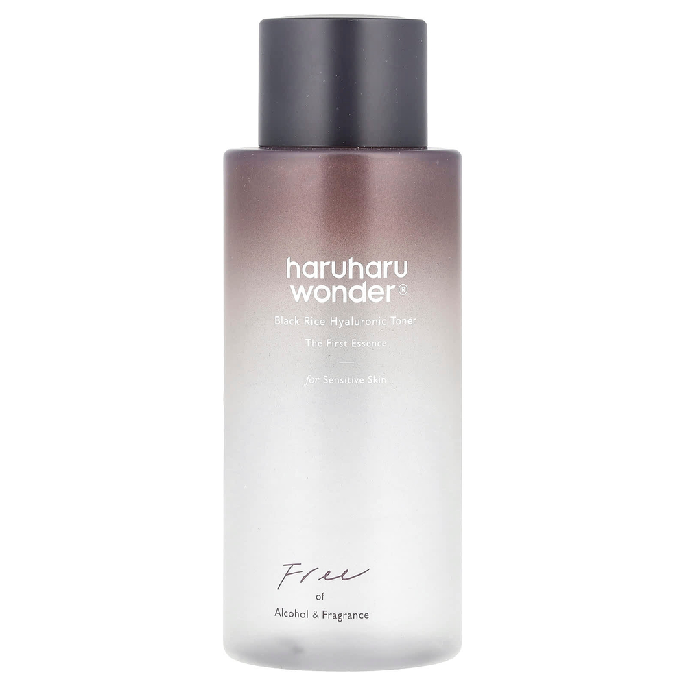 Haruharu, Haruharu, Wonder, гиалуроновый тонер с экстрактом черного риса, 150 мл (5,1 жидк. унции)