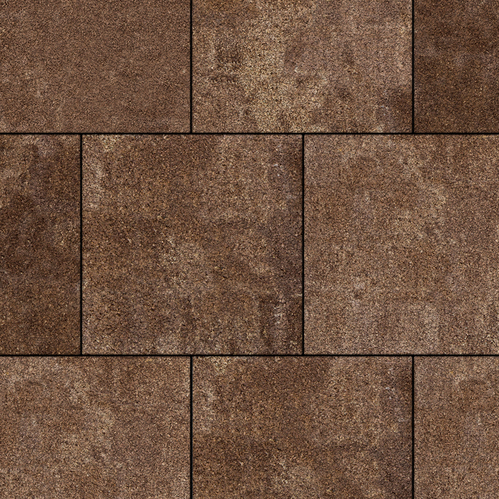 Тротуарная плитка КВАДРАТ 400х400 мм - Листопад гранит Хаски