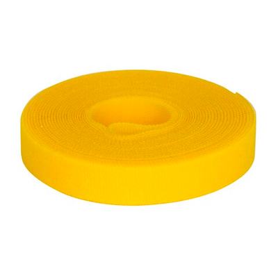 Лента-липучка в рулоне 25мм.x 5м.-ЖЕЛТЫЙ