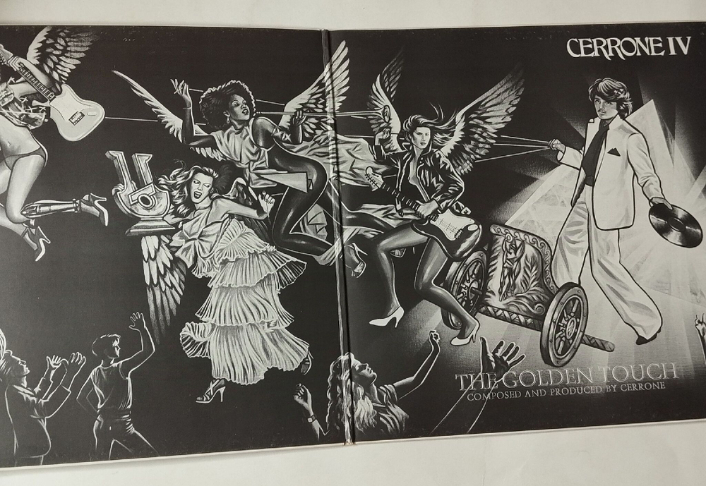Винтажная виниловая пластинка LP Cerrone IV The Golden Touch (France 1978)