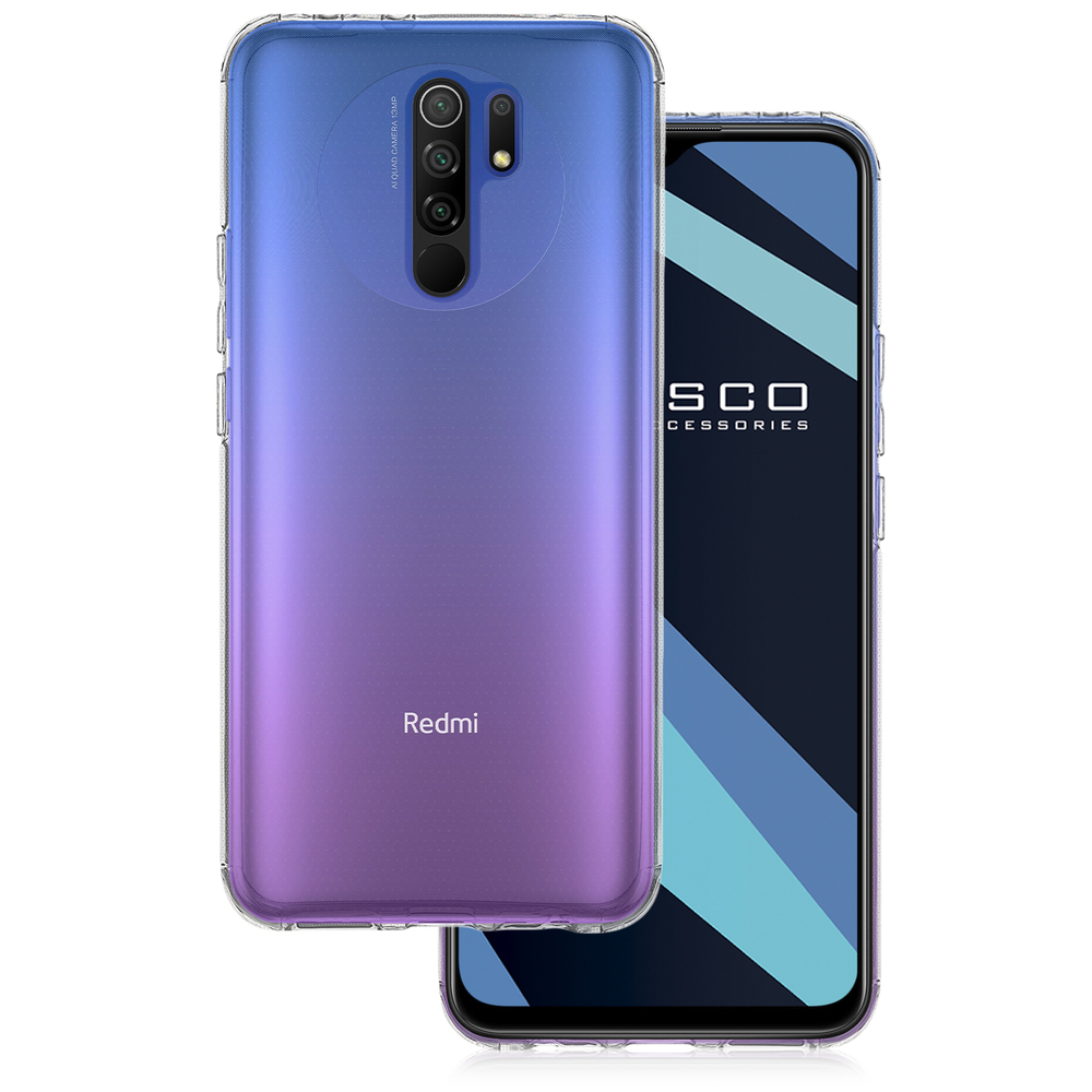 Чехол ROSCO для Xiaomi Redmi 9 оптом (арт. XM-R9-TPU-TRANSPARENT)