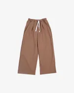 Брюки One Two Baggy Trousers Logo Brownie коричневые