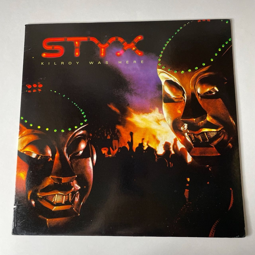 Винтажная виниловая пластинка LP Styx Kilroy Was Here (USA 1983)