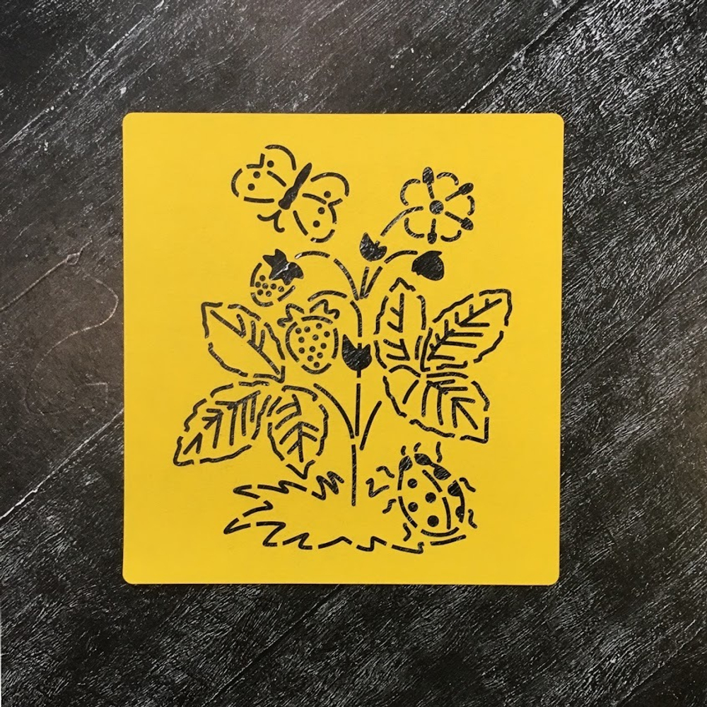 Трафарет №2 Земляника