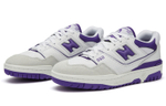 New Balance NB 550 Premium Pack cowhide synthetic leather shock absorption, non-slip, wear-resistant, breathable, low-cut retro basketball shoes for men and women the same purple