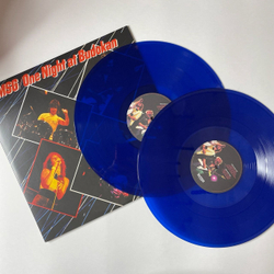 Винтажная виниловая пластинка LP The Michael Schenker Group One Night At Budokan (UK 2010) (Blue Vinyl)