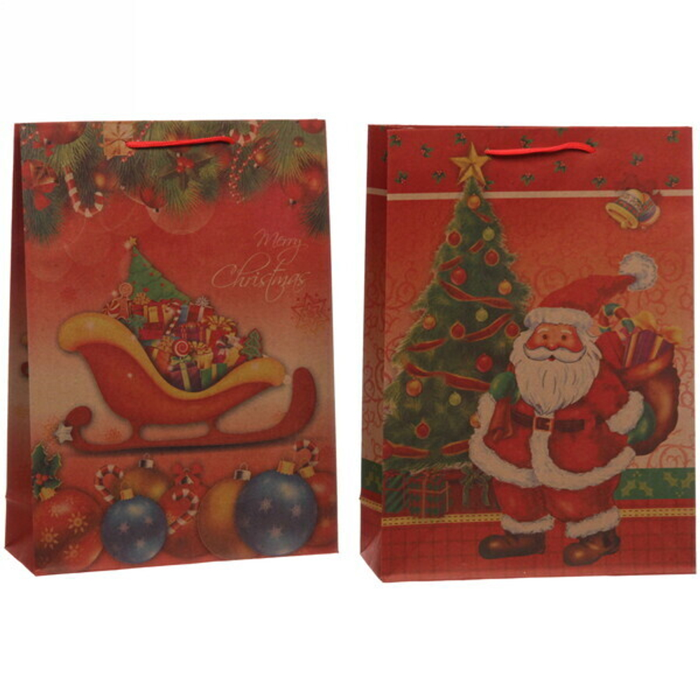 Пакет подарочный 23*32*8,5 см «Весёлый праздник»,микс