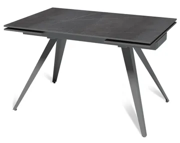 Стол "АСТИ" 120-180, керамика Armani Grey матовый , серый муар