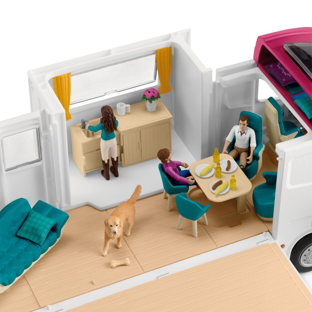 Schleich Horse Club - Автомобиль для перевозки лошадей + аксессуары 42619 / артикул   42619  / GTIN 4059433652368