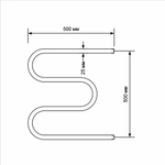 Полотенцесушитель MIXLINE SIMPLE M 50х50 3/4''