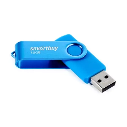 16GB USB Smartbuy Twist Blue