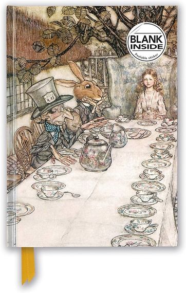 Bloknot \ Блокнот \ Notebook Rackham: Alice In Wonderland Tea Party (Foiled Journal)