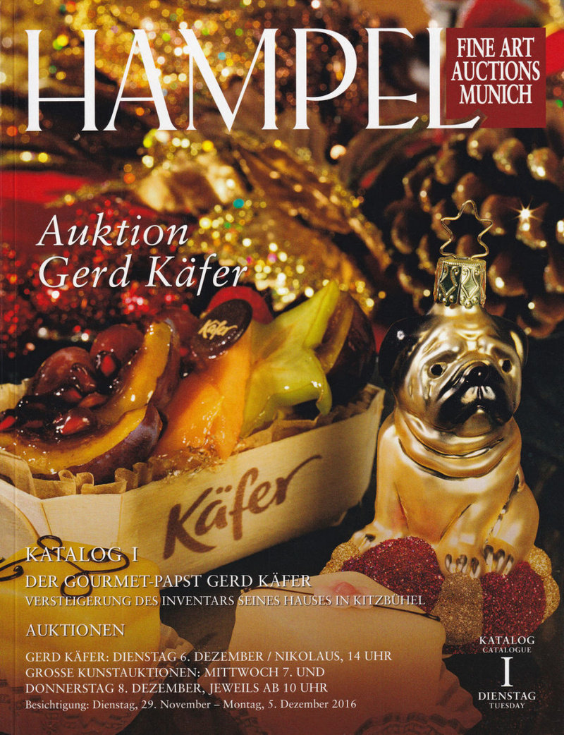 Каталог аукциона Hampel, Мюнхен, Коллекция Герда Кафера от 29 ноября - 5 декабря 2016 года