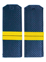 Погоны синие с нашитым желтым галуном Мл. Сержант