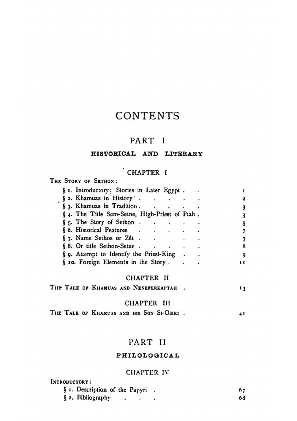 Stories of the High Priests of Memphis. The Sethon of Herodotus and the Demotic Tales of Khamuas | Francis Llewellyn Griffith