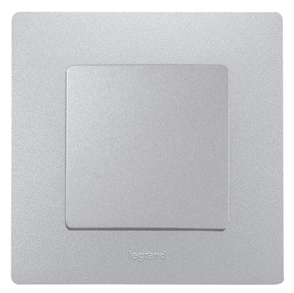 Выключатель 1-клавишный 10А 250В алюминий ETIKA Legrand