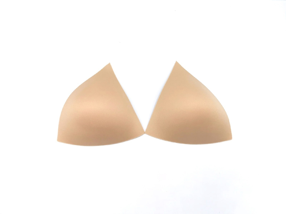 Чашки треугольные, ОПТ, пуш-ап, 75С, 80В, 85А, телесные