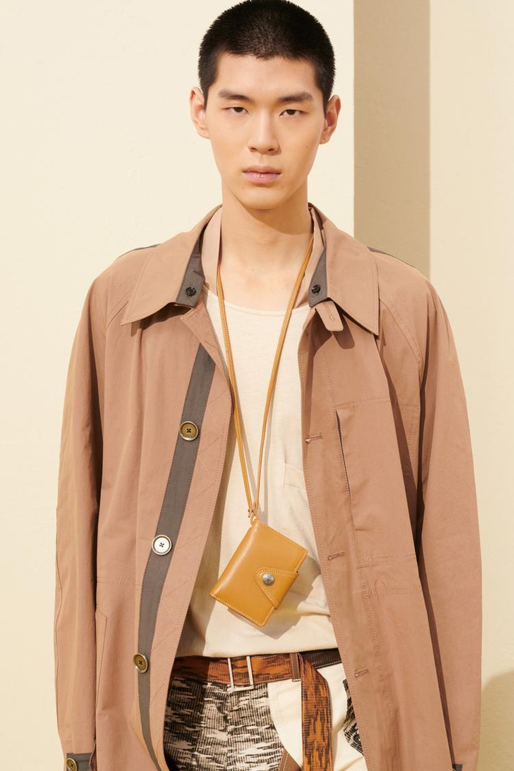 ZARA КОЖАНЫЙ КОШЕЛЕК, КОРИЧНЕВЫЙ