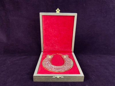 Подкова "На счастье", большая, золото