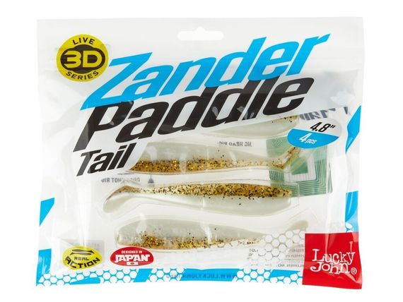 Виброхвосты LJ 3D Series Zander Paddle Tail 4.8in (12.00)/Z03 4шт.