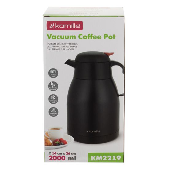 Термос конференция 2000 мл. Kamille KM 2219 из нержавеющей стали