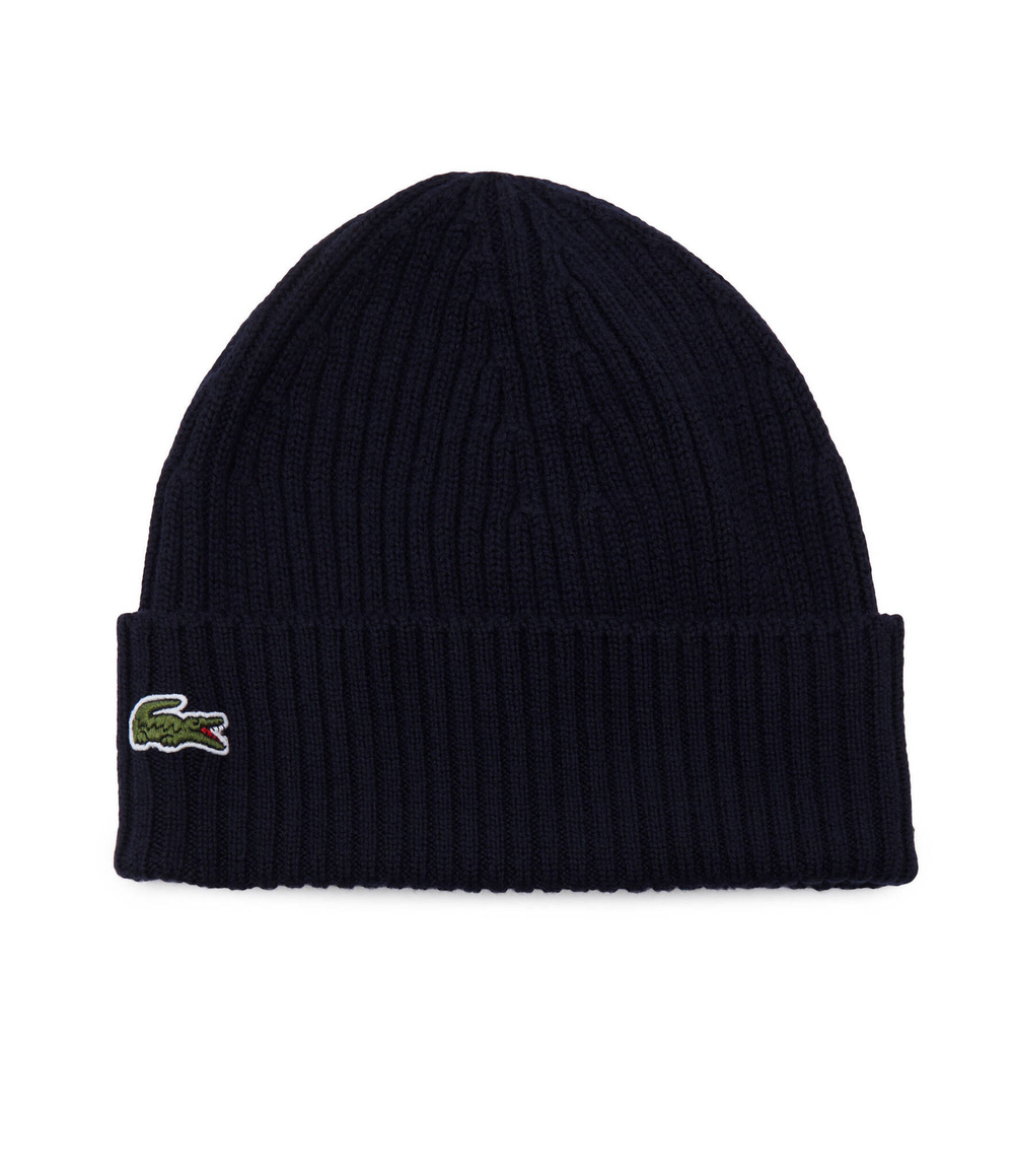 хлопковая шапка Lacoste - темно-синий(RB0001)