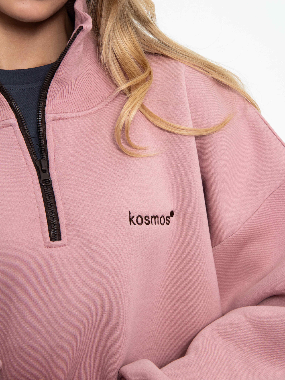 Свитшот на молнии Everest Розовая пудра