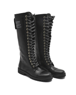 Кожаные офицерские сапоги Zadig&Voltaire - черный(SWCT00101)