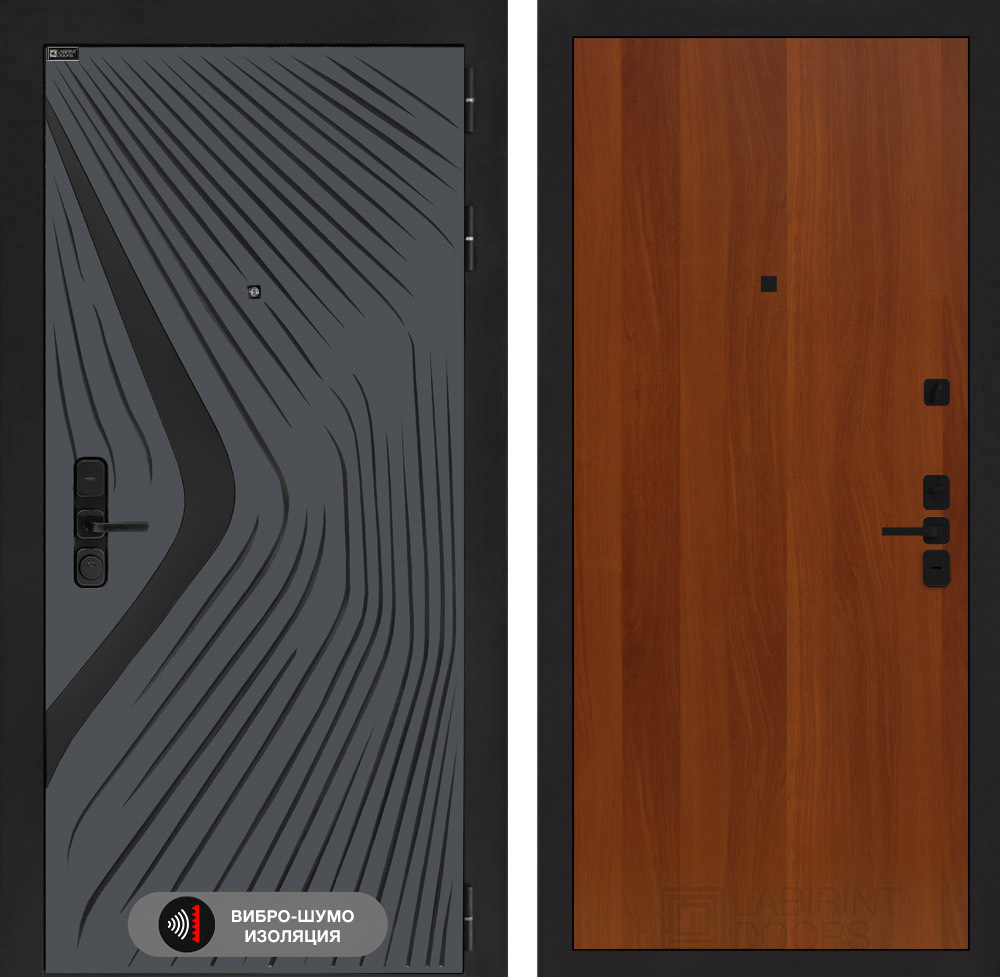 Входная дверь Лабиринт LEOLAB - 05 Итальянский орех