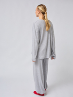 Пижама с брюками и лонгсливом " сердечки"