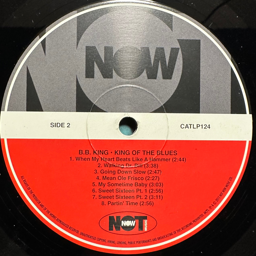 B.B. King - The King Of The Blues - Original Blues Classics (Европа 2015г.)