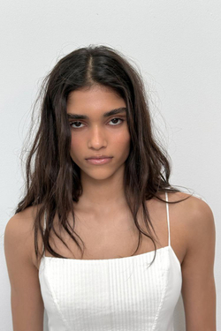 ZARA КРОП-ТОП-КОРСЕТ ИЗ ПОПЛИНА, БЕЛЫЙ