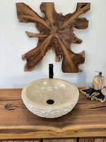 Раковина из мрамора Bowl Cream EM-65890 45х45х15 из натурального камня