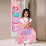 Детский чехол с карманами 80х50. Единорог