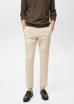 Укороченные брюки-чинос Prato tapered fit