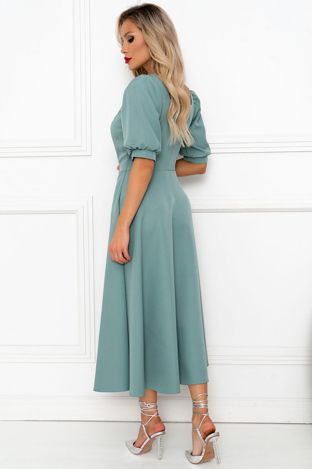 Платье Моника (фисташковый) Р11-1200/4 Nikol (Акция)