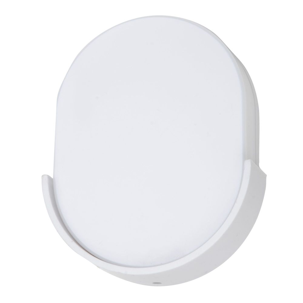 DTL-316 Овал-White-Sensor Светильник-ночник. С фотосенсором день-ночь. Белый. ТМ Uniel